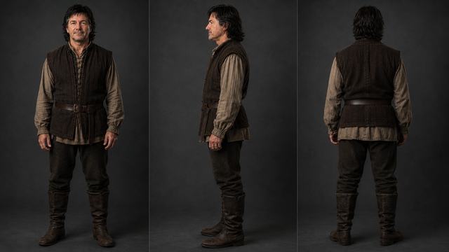 Don Gage · model sheet 3