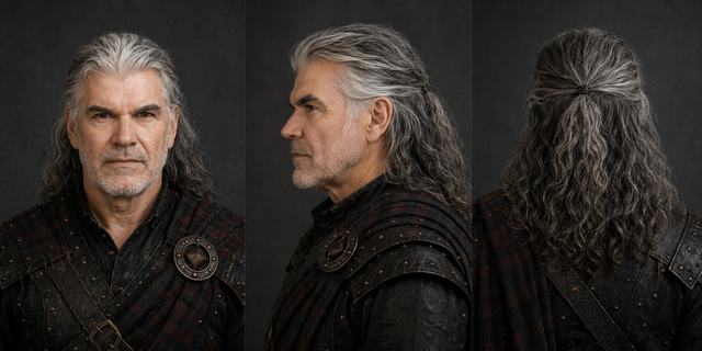 John Demakas · model sheet 1