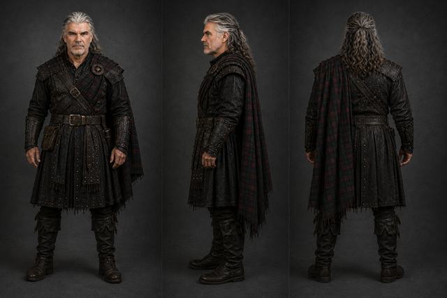 John Demakas · model sheet 7