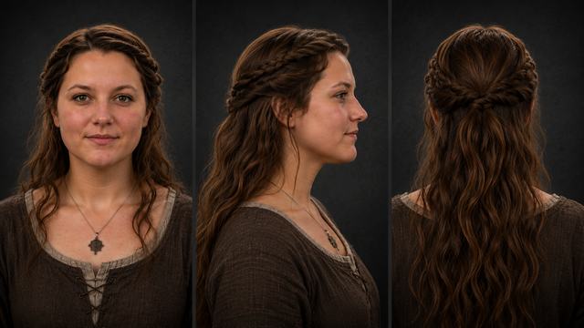 Julia Storz · model sheet 9